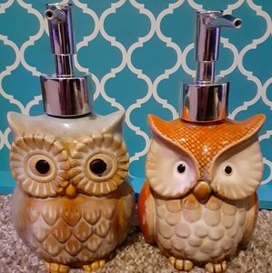 Owl Soap or Lotion Dispensers